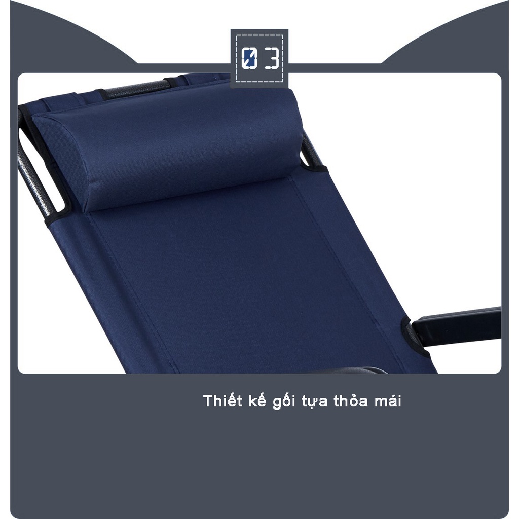 Ghế gấp thư giãn, ghế gấp giường, ghế nghỉ văn phòng