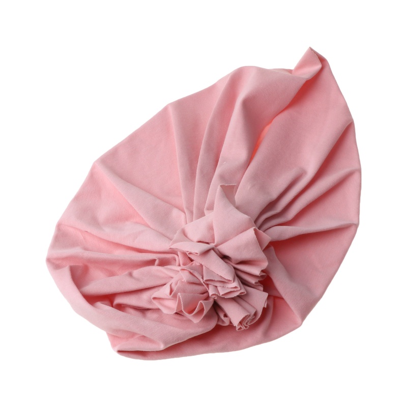 Mũ Turban Màu Trơn Phong Cách Công Chúa Dành Cho Bé Gái