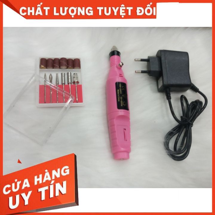 Máy Mài Móng Cầm Tay Làm Nail mini nhỏ cá nhân  Loại 1 có dây cáp điện trực tiếp siêu cao cấp xịn sò an toàn cho salon