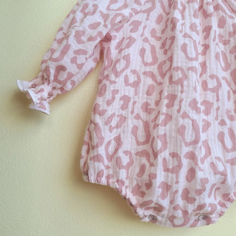 Body dài tay xô muslin nhùn bèo điệu đà cho bé gái 5-15kg_Chíp Chíp Shop