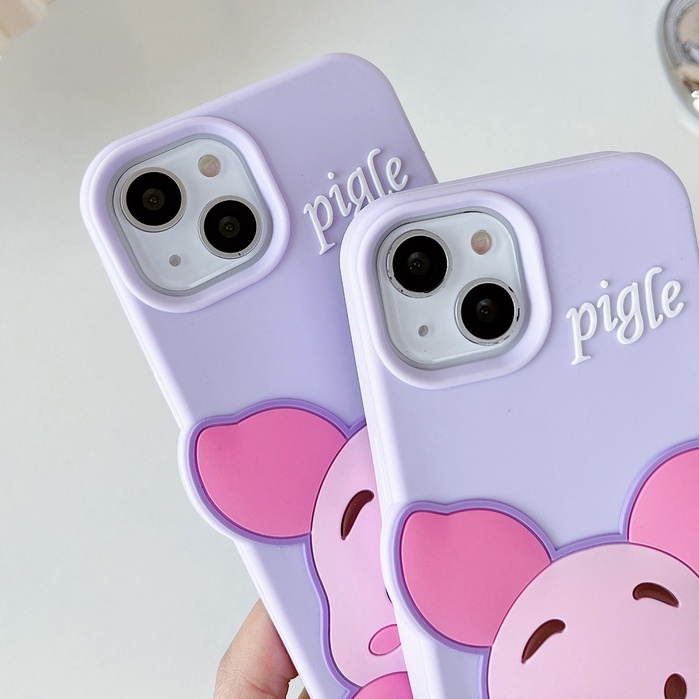 Ốp Điện Thoại Silicon Mềm Họa Tiết Chú Heo 3D Dành Cho iphone 13 Pro MAX 12 Pro MAX 11 Pro MAX X XS MAX XR 6 6S 7 8 Plus