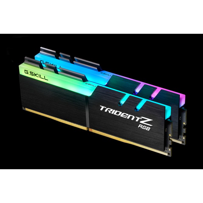 Ram máy tính G.Skill TRIDENT Z RGB - 16GB (8GBx2) DDR4 3000GHz - F4-3000C16D-16GTZR - Chính hãng, Mai Hoàng phân phối và