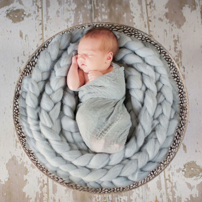 Chăn len lót mềm mại cho bé sơ sinh