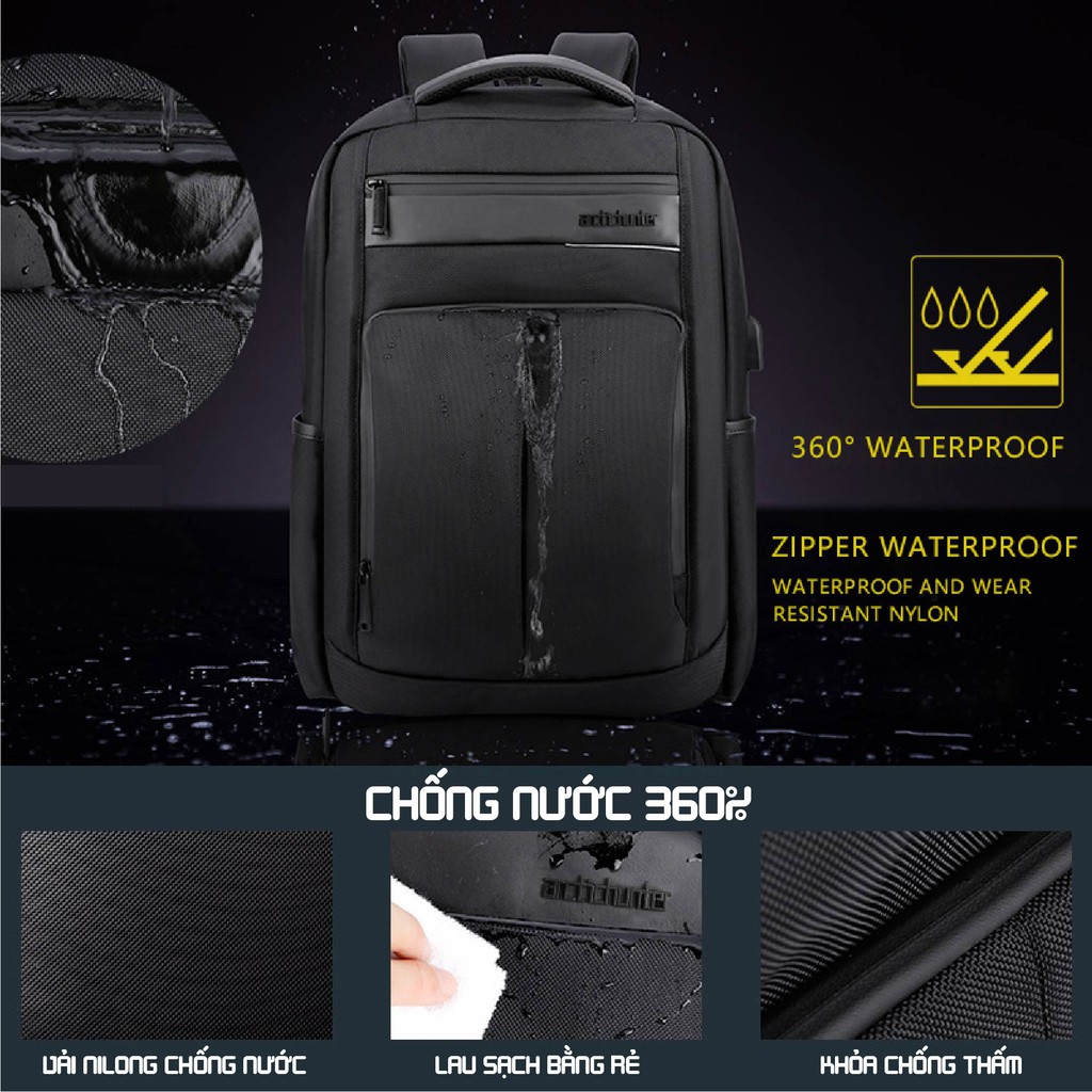 Balo laptop thời trang cao cấp siêu bền chống thấm Arctic Hunter