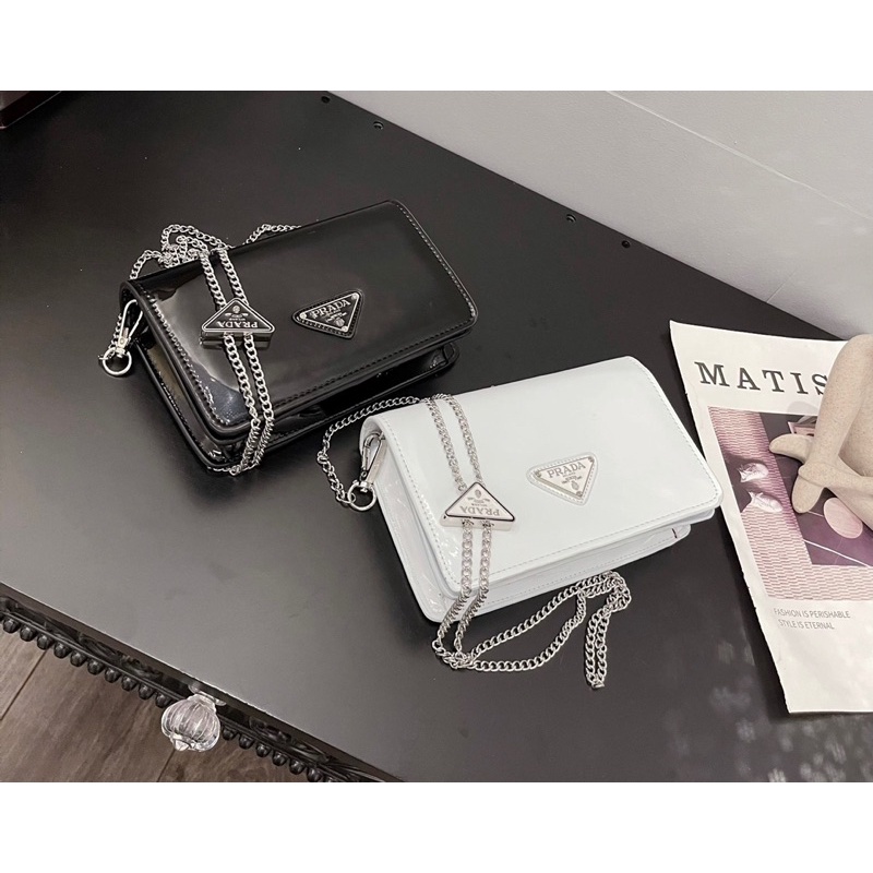 Túi xách Pra.da - da bóng