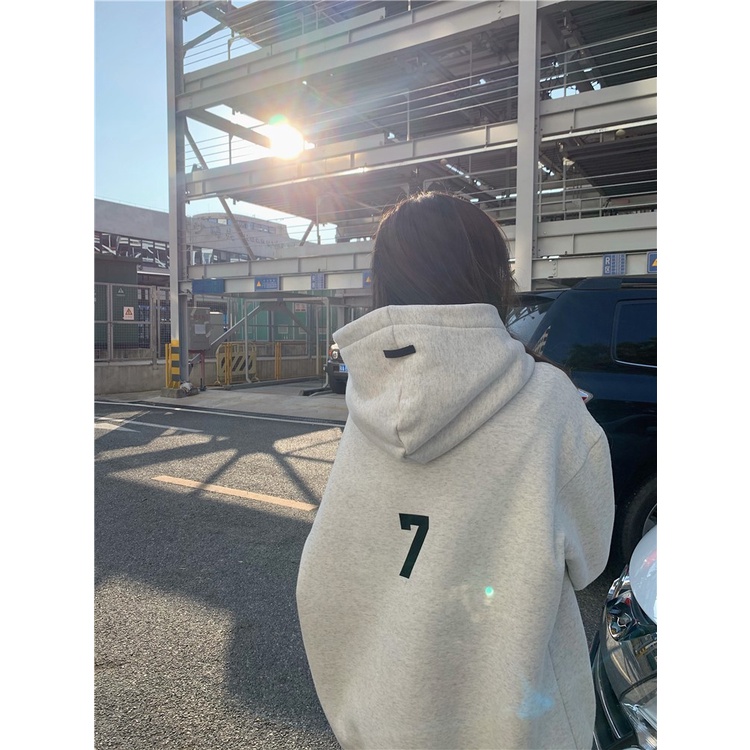 Áo hoodies ABC nỉ lót bông ulzzang Hàn Quốc