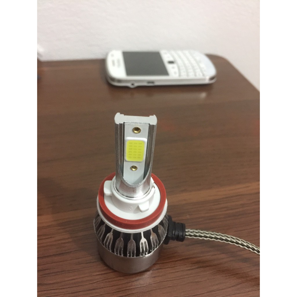 1 BÓNG LED C6 các chân H1 H11 H4 H7 36W siêu sáng