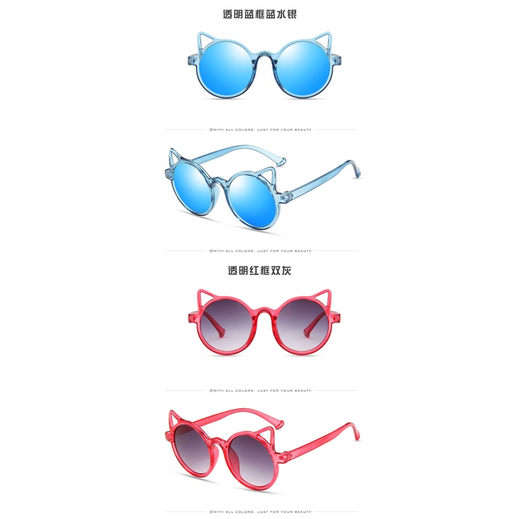 Kính mát hình mắt mèo thời trang cho trẻ em