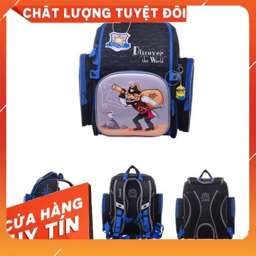 [CHÍNH HÃNG] Cặp chống gù thương hiệu Delune, cặp chống gù cho bé trai, balo chống thấm nước