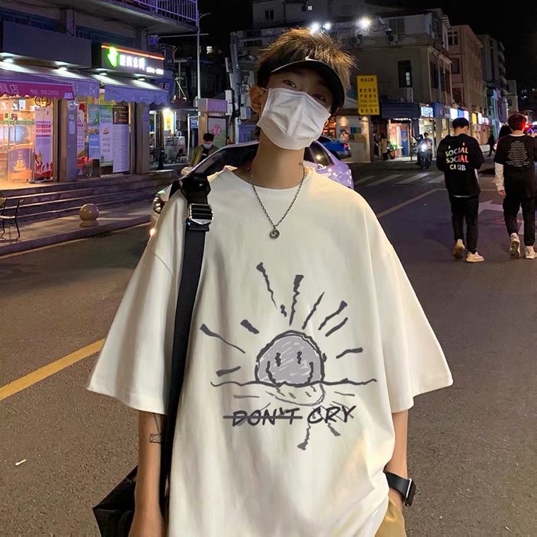 Áo Thun Tay Ngắn Thời Trang Cho Nam Size M-5Xl