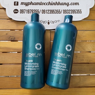 DẦU GỘI XẢ LABEL.M ORGANIC HƯƠNG CỎ CHANH LEMONGLASS 1000ML