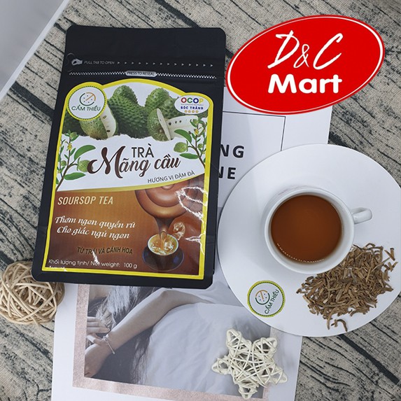 Trà mãng cầu Cẩm Thiều 100g/túi – Hương vị đậm đà