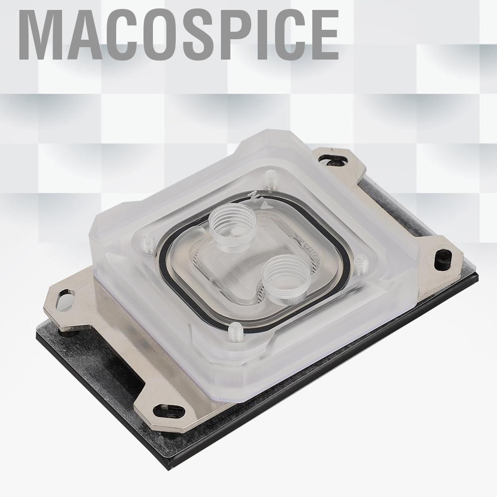 Khối Tản Nhiệt Nước Macospice Cho Cpu Amd-Pk5E Kèm Đế Đồng 3mm