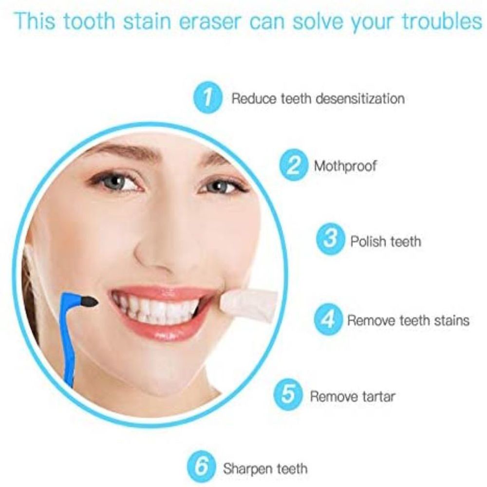 [Hàng mới về] Bàn chải kẽ răng loại bỏ mảng bám và vết bẩn làm trắng răng