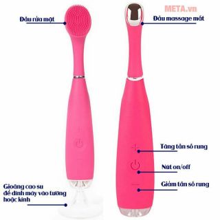 Máy rửa mặt và massage vùng mắt Rio Sonicleanse Pure Glo FARA