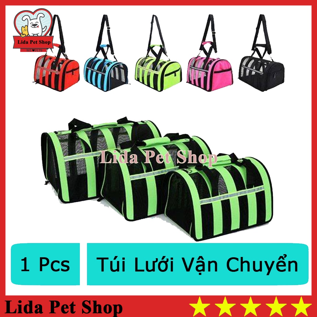 Túi vận chuyển dạng lưới chó mèo, thú cưng giao màu ngẫu nhiên - Lida Pet Shop