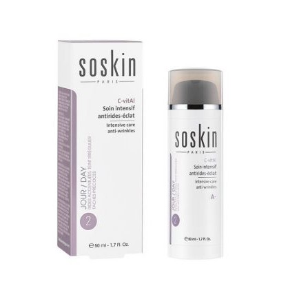 Kem tái tạo da lão hóa Soskin Vital C Intensive Care Anti-Wrinkles