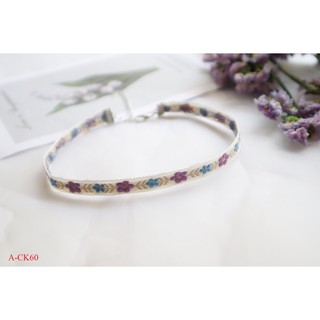 Chocker xinh BST màu tím A-ck60-65 Mayconner