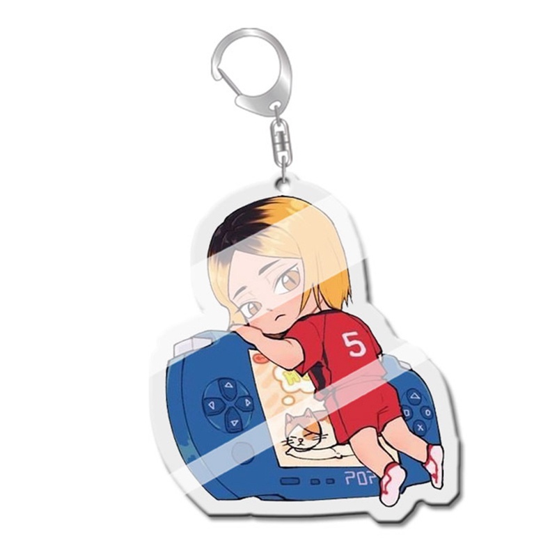 Móc Khóa Acrylic Hình Anime Bóng Chuyền Kiểu Mới