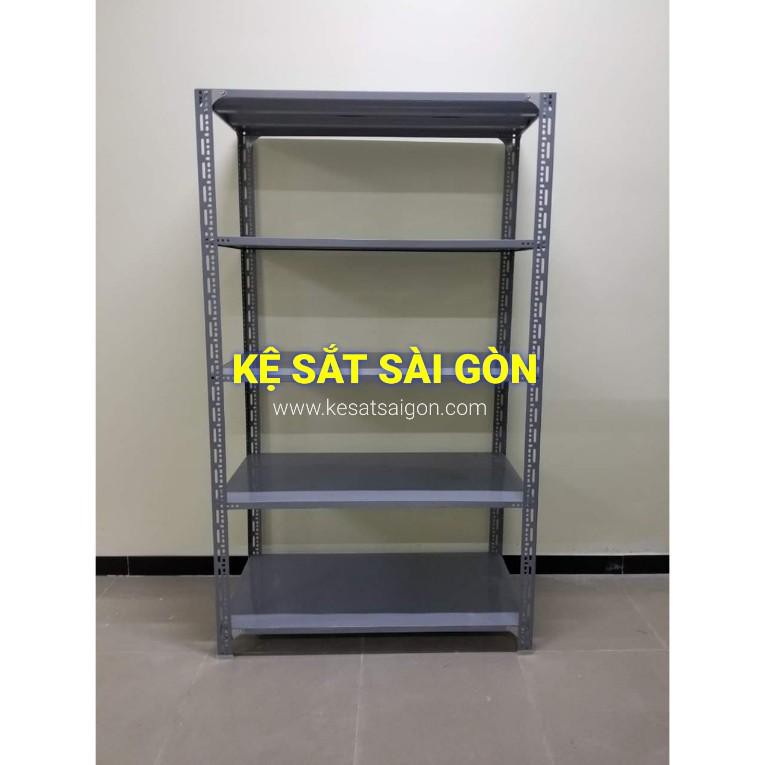 (1m x 40) Kệ sắt v lỗ 5 tầng nhiều kích thước{Dài 1m x Rộng 40cm x 5 Tầng)