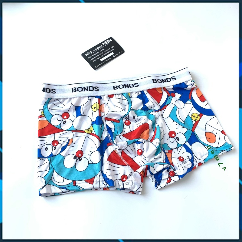 [ Free Ship ] 4 Quần sịp quần lót nam thun lạnh cao cấp họa tiết nhân vật hoạt hình doremon,chuột mickey