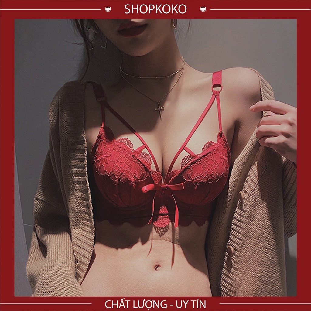[Che Tên] Áo Lót Nữ Đệm Mỏng Chất Ren Không Gọng Sexy Gợi Cảm Siêu Nâng Ngực CLOVER 5508 | BigBuy360 - bigbuy360.vn