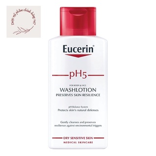 Sữa tắm cho da cơ thể nhạy cảm Eucerin pH5 Skin Resilience Washlotion 400ml