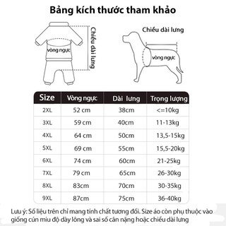 Áo cho chó lớn chất nỉ thu đông size to