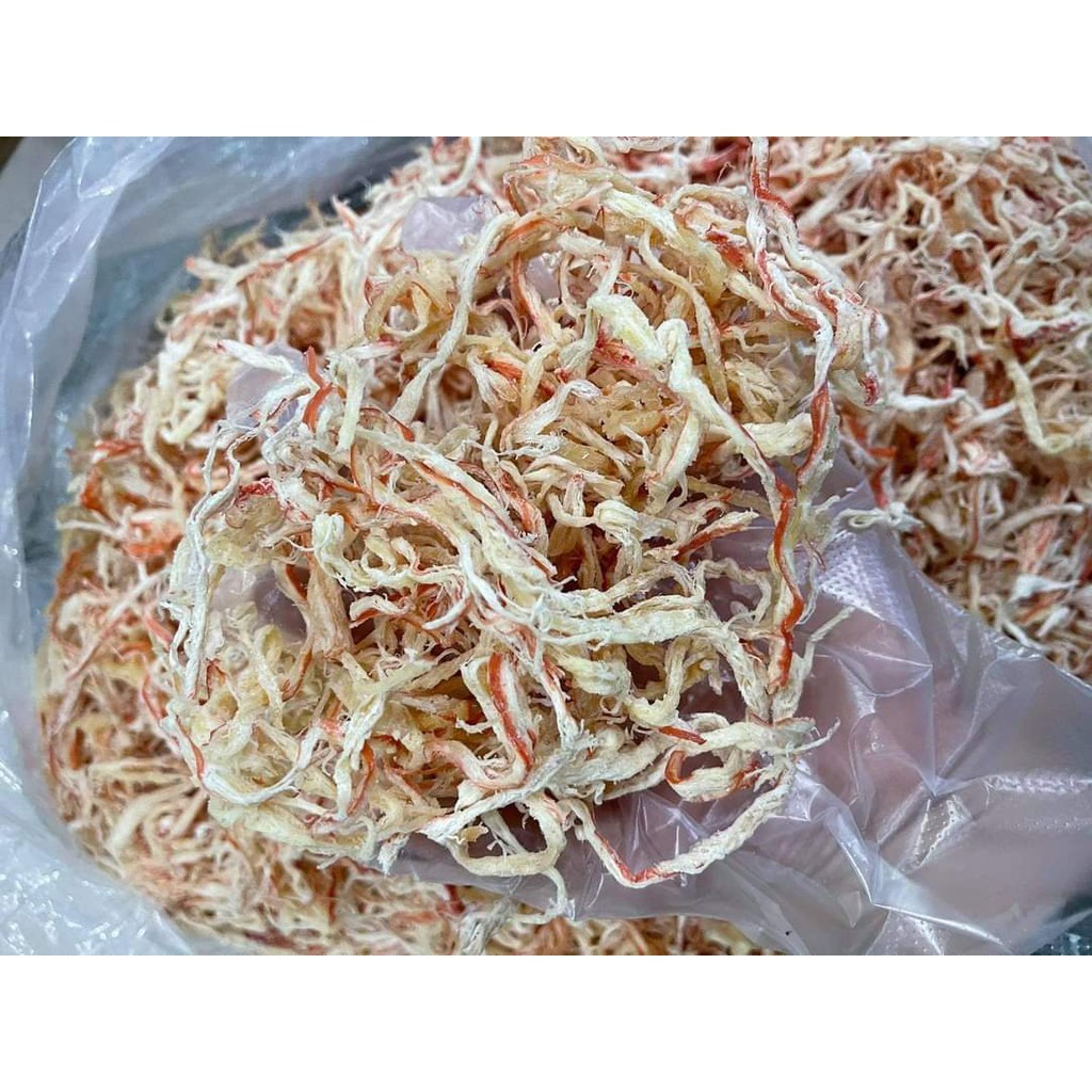 Mực Xé Sợi Hấp Nước Dừa