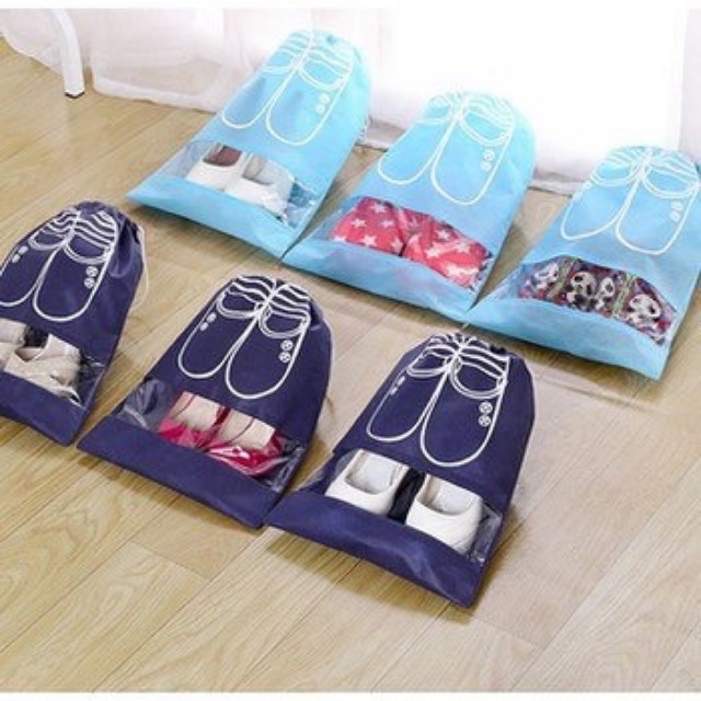 Combo 5-10 túi đựng giày du lịch chống nước tiện lợi
