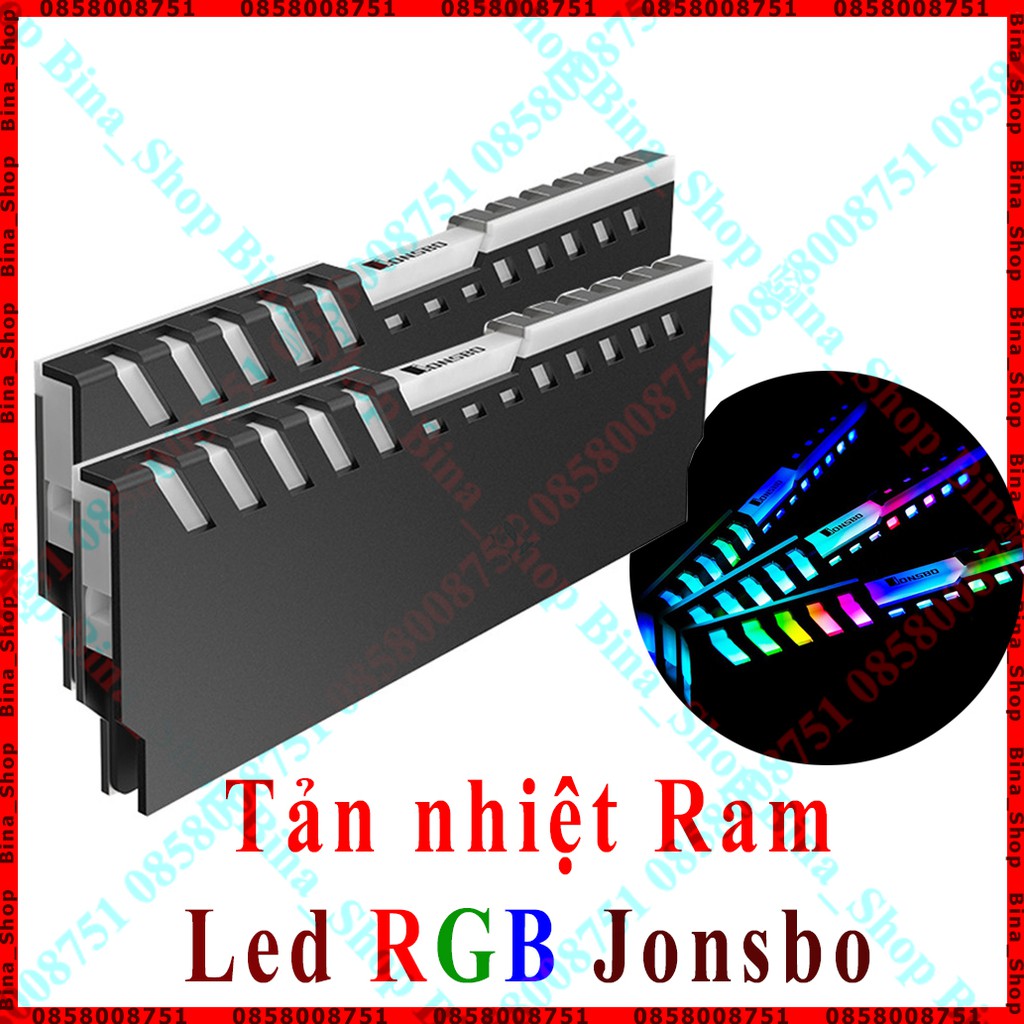 Tản nhiệt RAM Led RGB Jonsbo DDR2/DDR3/DDR4