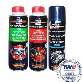 Bộ 3 Bluechem Bảo Vệ Động Cơ Xăng Xe Ô Tô