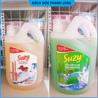 Nước rửa chén hữu cơ sinh học Suzy ❤️FREESHIP❤️ Hương bạc hà, quế không hại da tay 2.1L (nhượng quyền của Akino -Japan)