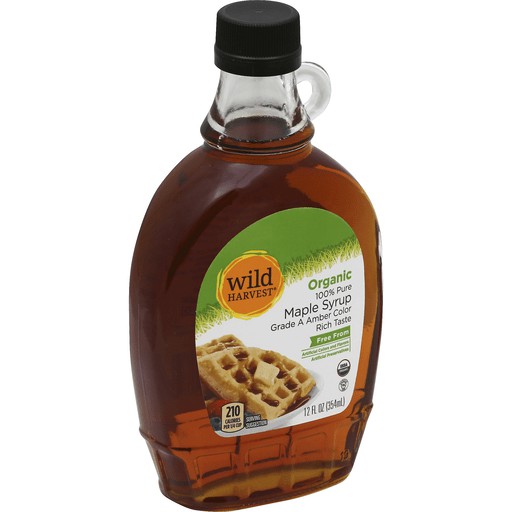 Siro Lá Phong Hữu Cơ Hiệu Wild Harvest - Organic Maple Syrup 354ml
