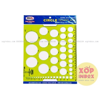 Thước lỗ tròn vẽ kỹ thuật Cicle Template C2004