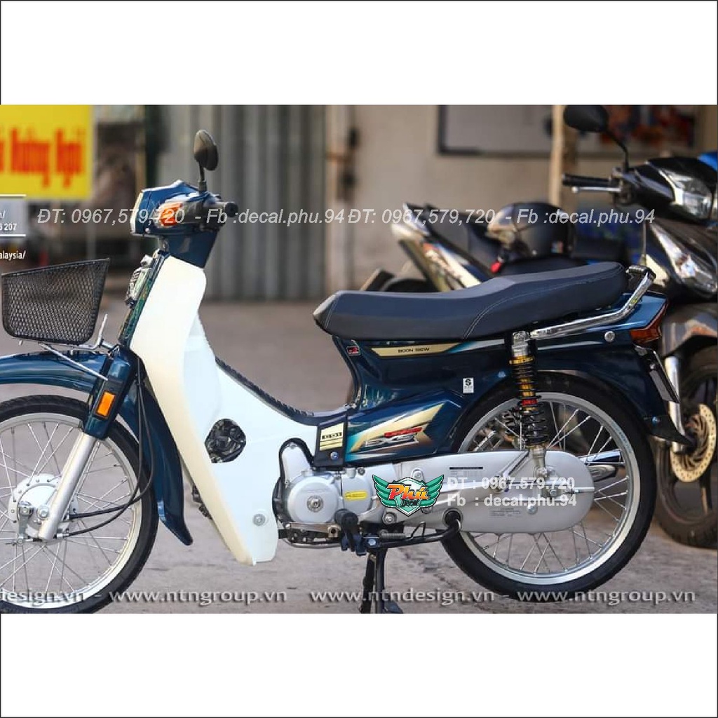 Tem rời xe Dream xanh nhớt (A)