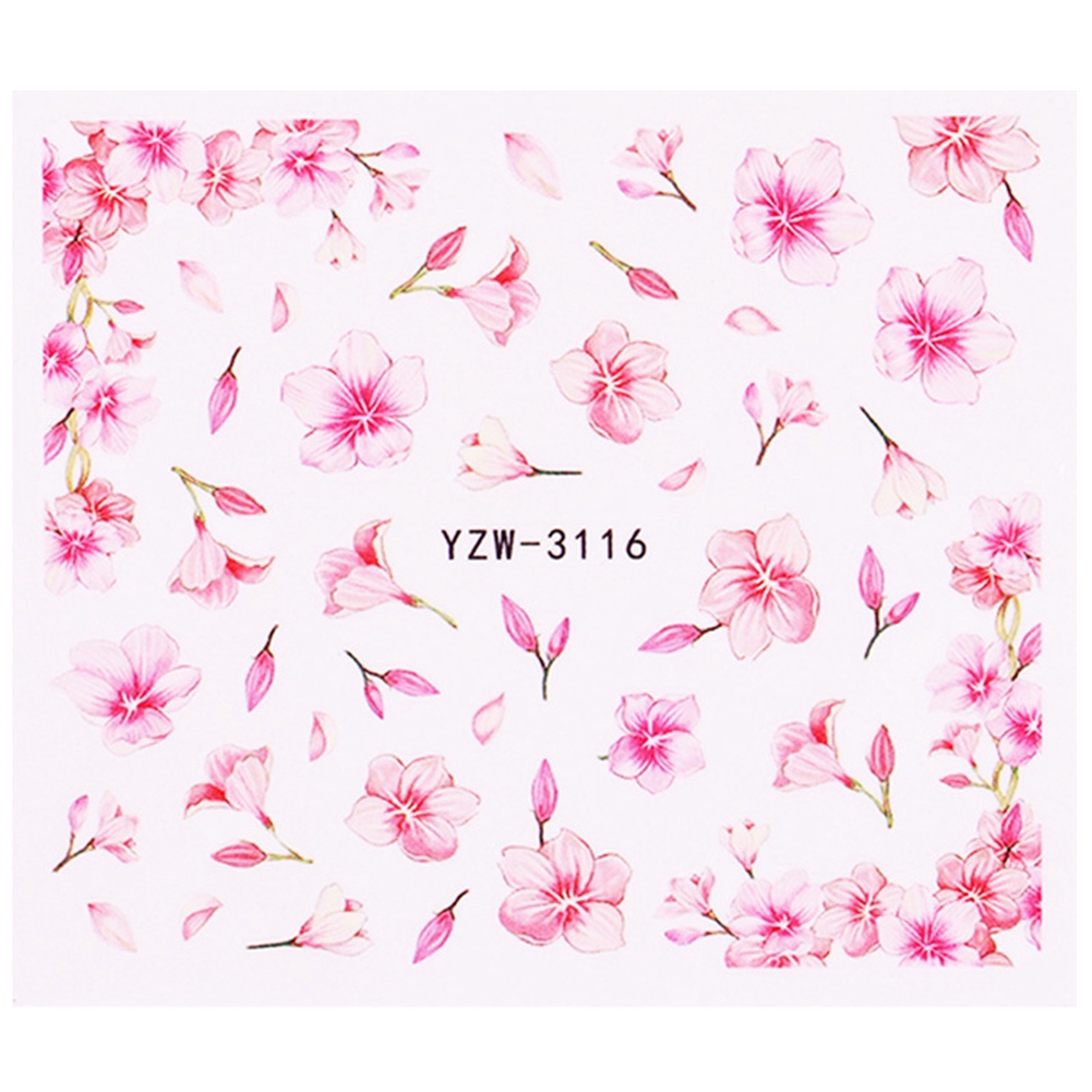 [Hàng mới về] Miếng dán móng hình hoa xinh xắn trang trí tiện dụng