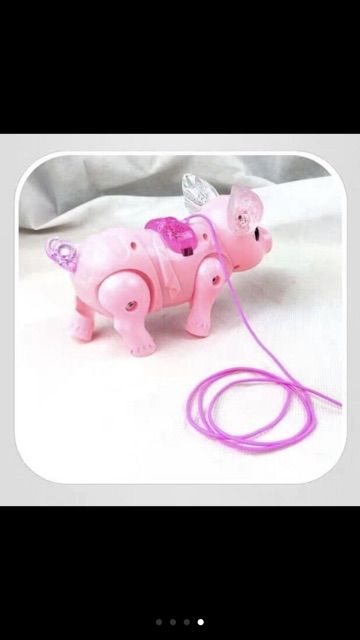 Heo xinh cute chạy pin
