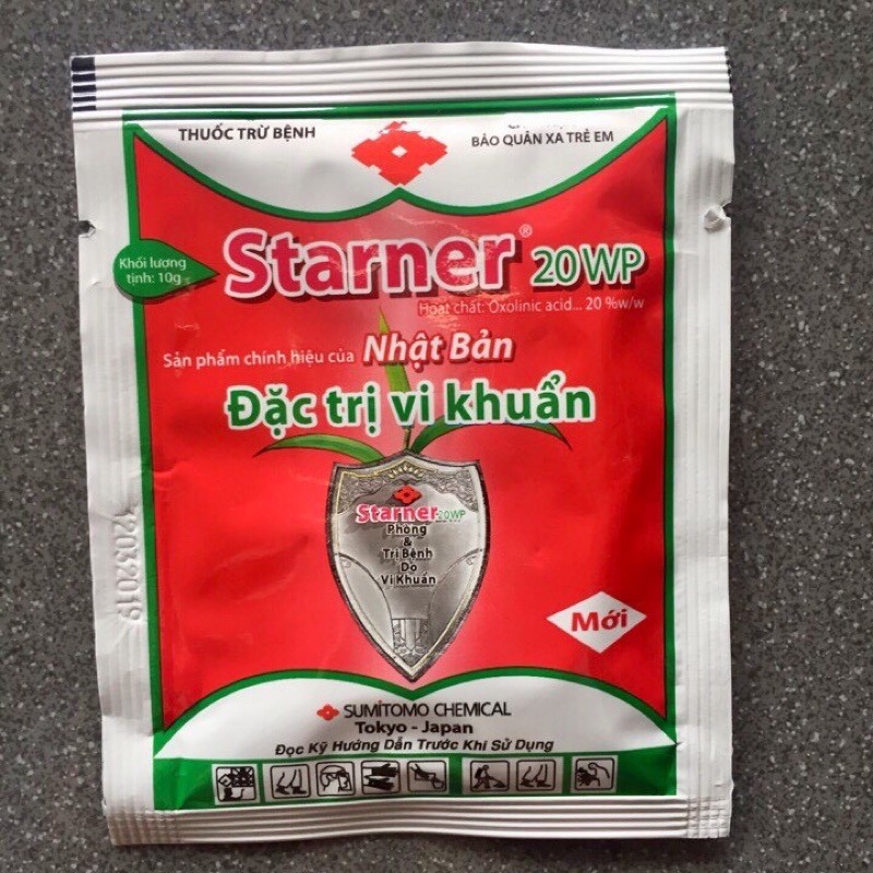 thuốc trừ bệnh vi khuẩn STARNER 20wp