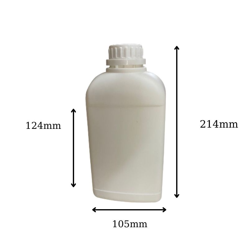 Chai nhựa vuông HDPE 1000ml và 500ml