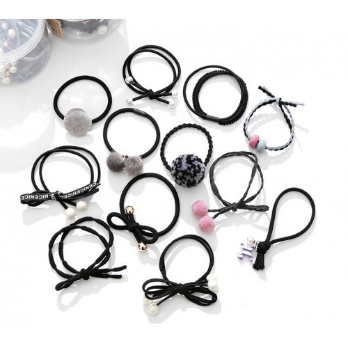 Dây buộc tóc dễ thương đính đá