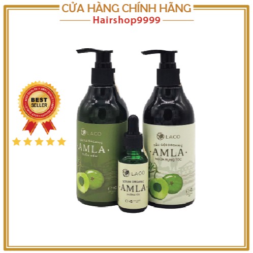 Bộ Dầu gội – Dầu xả – Serum Amla Laco chống rụng kích thích mọc tóc | BigBuy360 - bigbuy360.vn