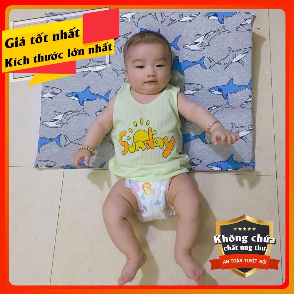 ⚡RẺ VÔ ĐỊCH⚡Gối chống trào ngược cho bé Babibo siêu rộng 60cm siêu thoải mái