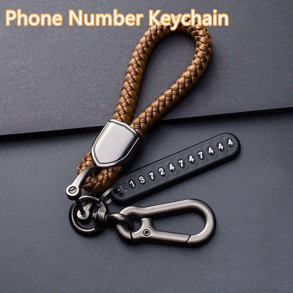 Móc chìa khóa xe hơi/ chìa khóa bằng ABS/ PU thiết kế độc đáo chống thất lạc tiện dụng