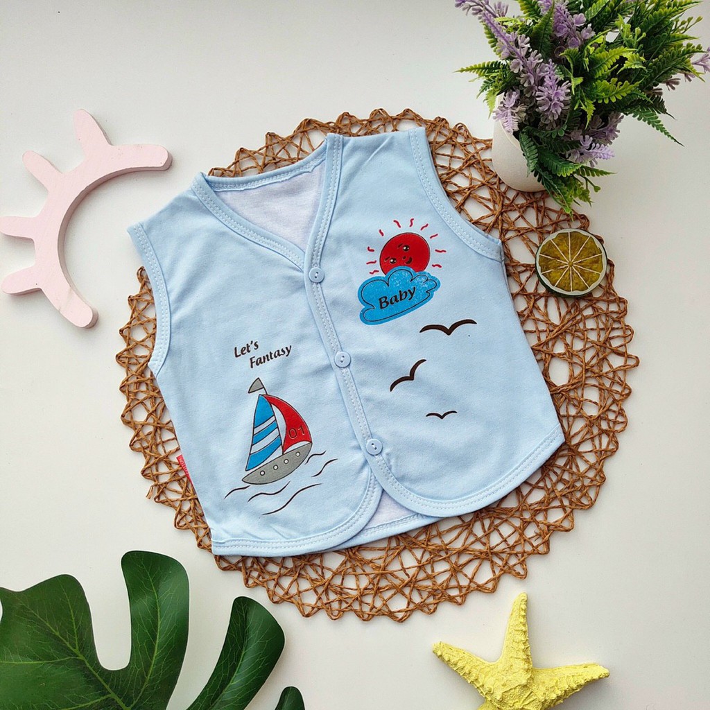 Áo gile cotton 2 lớp cho bé yêu loại đẹp