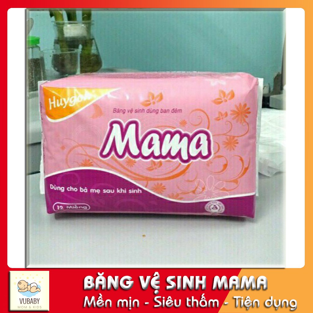 Băng vệ sinh Mama 12 miếng cho mẹ sau sinh