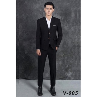 Bộ vest màu đen cao cấp