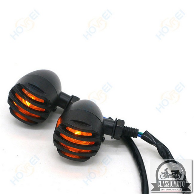 ĐÈN XI NHAN CLASSIC - Đèn Xi nhan độ Harley CafeRacer Chopper Bobber CG125 SU GN125 Win Honda Yamaha