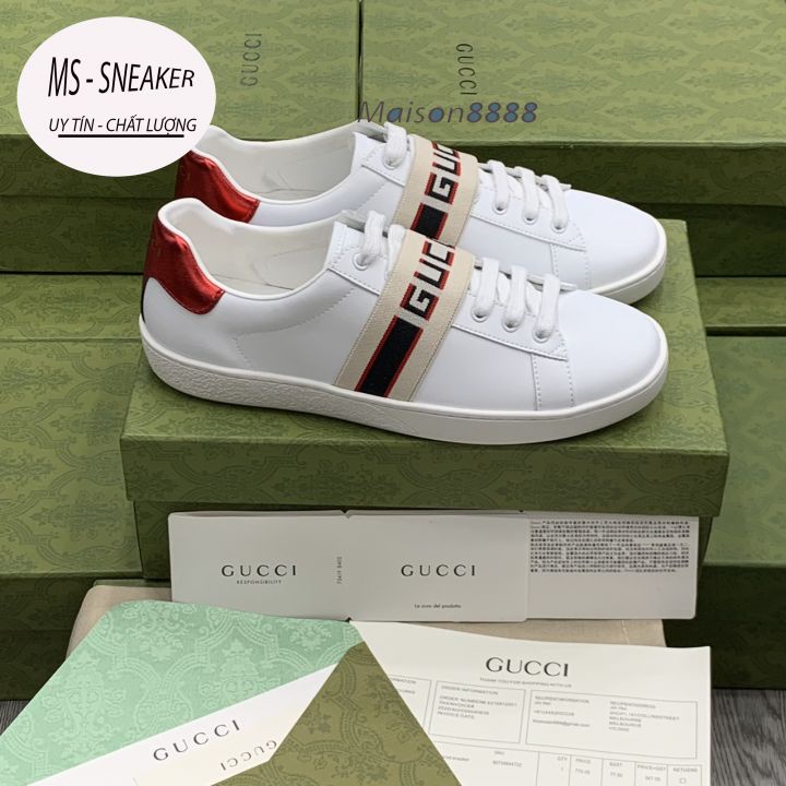 Giày thể thao, giày GUCCI Ong hàng cao cấp full size 36-43 full phụ kiện/ Mai SARA. | BigBuy360 - bigbuy360.vn