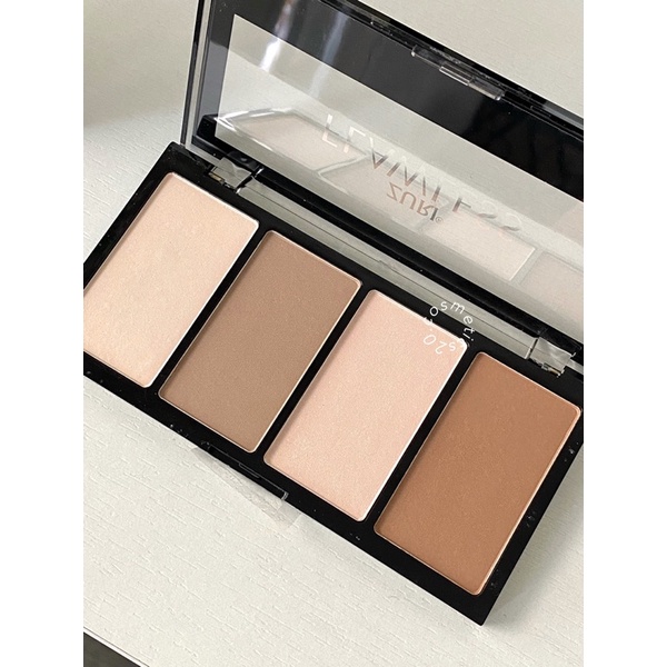 Bảng bronzer và highlighter Zuri Shaping & Strobing Contouring Kit